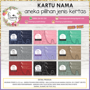 KARTU NAMA DOKTER GIGI MOTIF 1 SISI